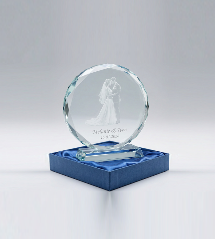 Hochwertige Lasergravur auf Glas